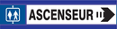 ASCENSEUR FLECHE A DROITE D-SIGN 180X45m D-SIGN INFORMATION