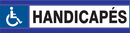 HANDICAPES D-SIGN 180x45mm D-SIGN INFORMATION