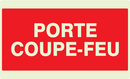 PORTE COUPE-FEU LUMINESCENT 330x200mm PHOTOLUM,INCENDIE 330X200