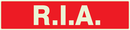 R.I.A LUMINESCENT 330x75mm PHOTOLUM,INCENDIE 330X75