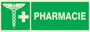 PHARMACIE LUMINESCENT 330x120mm PHOTOLUM,SECOURS 330X120