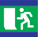 SORTIE DE SECOURS D-SIGN 100x100mm D-SIGN SECOURS