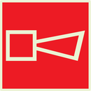 AVERTISSEUR SONORE LUMINESCENT 200x200mm PHOTOLUM,INCENDIE 200X200