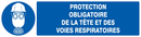 PROTECTION OBLIGAT. TETE/VOIES RESPIRATO OBLIGATION 200X52 ADHESIF