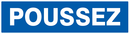 POUSSEZ 200x52mm INFORMATION 200X52 ADHESIF