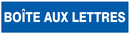 BOITE AUX LETTRES 200x52mm INFORMATION 200X52 ADHESIF
