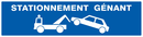 STATIONNEMENT GENANT 200x52mm INFORMATION 200X52 ADHESIF
