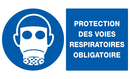 PROTECTION DES VOIES RESPIRATOIRES OBLIG OBLIGATIONS 330X200 ADHESIF