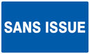 SANS ISSUE 330x200mm INFORMATION 330X200 ADHESIF