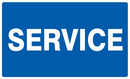 SERVICE 330x200mm INFORMATION 330X200 ADHESIF