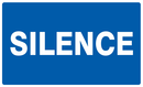 SILENCE 330x200mm INFORMATION 330X200 ADHESIF