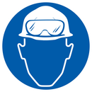 PROTECTION OBLIGATOIRE TETE/VUE CONTRE L OBLIGATION DIAM 300 ADHESIF