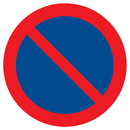 STATIONNEMENT INTERDIT D.420mm INTERDICTION DIAM 420 ADHESIF