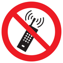 INTERDICTION D'ACTIVER DES TELEPHONES MO INTERDICTION DIAM 420 ADHESIF