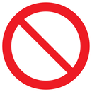 INTERDICTION D.420mm INTERDICTION DIAM 420 ADHESIF