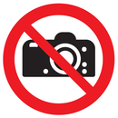 INTERDICTION DE PHOTOGRAPHIER D.80mm INTERDICTION DIAM 80 ADHESIF
