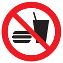 INTERDICTION DE MANGER OU DE BOIRE D.80m INTERDICTION DIAM 80 ADHESIF