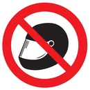 CASQUE INTERDIT D.80mm INTERDICTION DIAM 80 ADHESIF