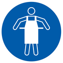 TABLIER DE PROTECTION OBLIGATOIRE D.80mm OBLIGATION DIAM 80 ADHESIF