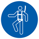 HARNAIS DE SECURITE OBLIGATOIRE D.80mm OBLIGATION DIAM 80 ADHESIF