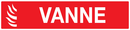 VANNE 330x75mm INCENDIE 330X75 ADHESIF