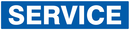 SERVICE 330x75mm INFORMATION 330X75 ADHESIF