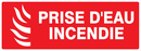 PRISE D'EAU INCENDIE 330x120mm INCENDIE 330X120 ADHESIF