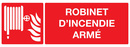 ROBINET D'INCENDIE ARME 330x120mm INCENDIE 330X120 ADHESIF