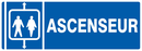 ASCENSEUR 330x120mm INFORMATION 330X120 ADHESIF