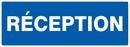 RECEPTION 330x120mm INFORMATION 330X120 ADHESIF