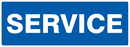 SERVICE 330x120mm INFORMATION 330X120 ADHESIF