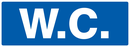 W.C 330x120mm INFORMATION 330X120 ADHESIF