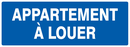 APPARTEMENT A LOUER 330x120mm INFORMATION 330X120 ADHESIF