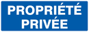 PROPRIETE PRIVEE 330x120mm INFORMATION 330X120 ADHESIF