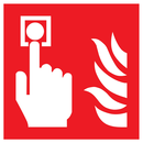 POINT D'ALARME INCENDIE 200x200mm INCENDIE 200X200 ADHESIF