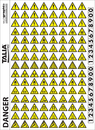PLANCHE PICTOS AVERTISSEMENT 300X220mm PLANCHES MINI-PICTOS