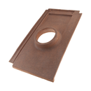 TUILE A DOUILLE 10/M2 DIAMETRE 150 ROUGE