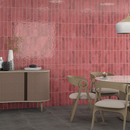 FAIENCE LUCA AB|C GRANATE  8X31,5cm 0,63M2/BTE  25PC/BTE  G267
