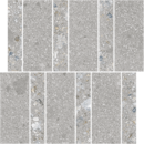 MOSAIQUE GEA AMASIA AB|C CENIZA 30X30cm  1,08M2/BTE  12PC/BTE  G61