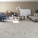 CARRELAGE PIETRA SALERNO CENIZA 51,6X56,5cm  0,913M2/BTE   4PC/BTE  G186