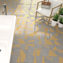 CARRELAGE NASSAU KOKOMO GRAFITO ORO 20X20cm  1M2/BTE  25PC/BTE  G175