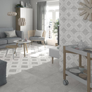 FAIENCE OMICRON ROMVI GRIS  25X75cm 1,687M2/BTE   9PC/BTE  G298