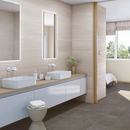 FAIENCE DOHA-R CEMENTO  32X99cm 1,584M2/BTE   5PC/BTE  G254