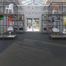 CARRELAGE SEINE RISLE-R BASALTO 60X120cm  1,44M2/BTE   2PC/BTE  G168