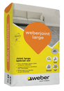 WEBERJOINT LARGE GRIS PERLE E07 SAC 25KG Joint large spécial sol