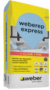 WEBEREP EXPRESS GRIS SAC DE 25KG Mortier de réparation fibré rapide