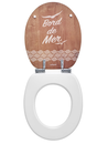 ABATTANT TRENDY LINE WOODY SOFT CLOSE BORD DE MER