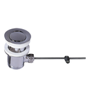 BONDE DE LAVABO SANS TIRETTE EN LAITON CHROME