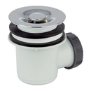 BONDE DOUCHE D60 GRILLE ABS CHROME TOURBILLON