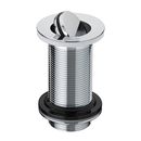 BONDE LAVABO LAITON CLAPET ROTATIF SANS TROP PLEIN 100MM